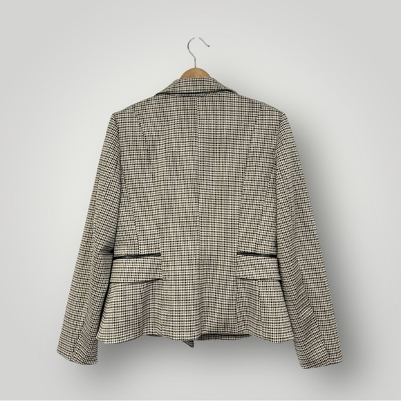 WHBM Blazer Pants Suit Sz 12 Houndstooth Print - Picture 8 of 16